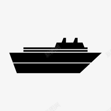 船大船游船图标图标