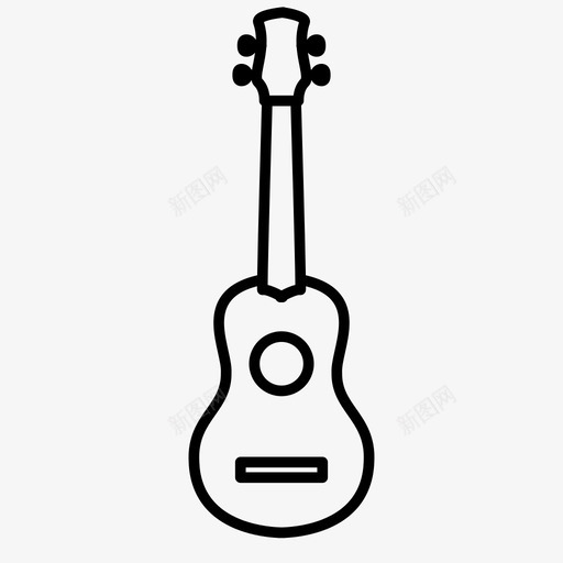 Ukellecavaquinho和弦图标svg_新图网 https://ixintu.com Ukelle cavaquinho 乐器 和弦 夏威夷