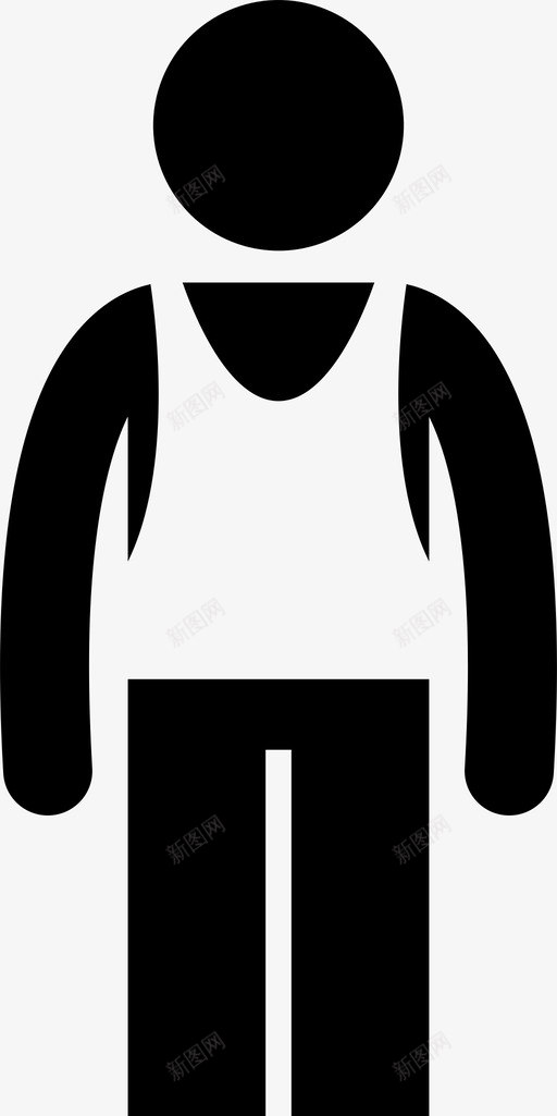 单身男人衣服图标svg_新图网 https://ixintu.com 不同地方的人 单身 男人 衣服