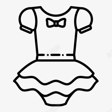 连体衣婴儿衣服图标图标