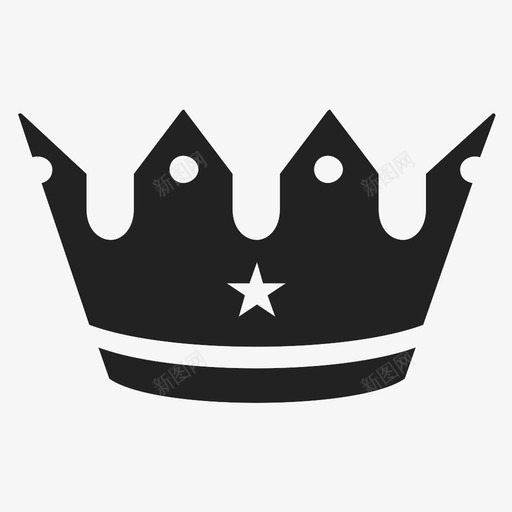 皇冠皇室形状图标svg_新图网 https://ixintu.com 形状 皇冠 皇室 象征