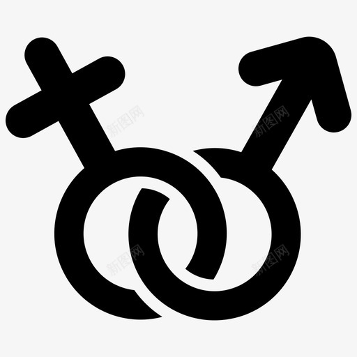 性别女性性图标svg_新图网 https://ixintu.com 医疗服务 女性 性 性别 维纳斯