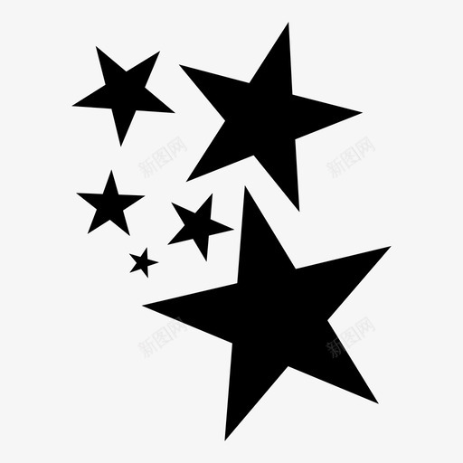 星星命运图标svg_新图网 https://ixintu.com 命运 星星