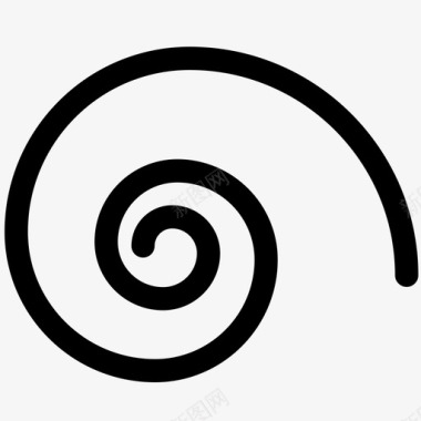 螺旋工具圆形图标图标