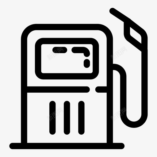汽油燃料油图标svg_新图网 https://ixintu.com 加油站 汽油 油 燃料 运输