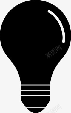 电灯泡灯照明图标图标