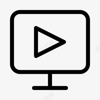 视频播放器电影媒体硬件ios优化图标图标