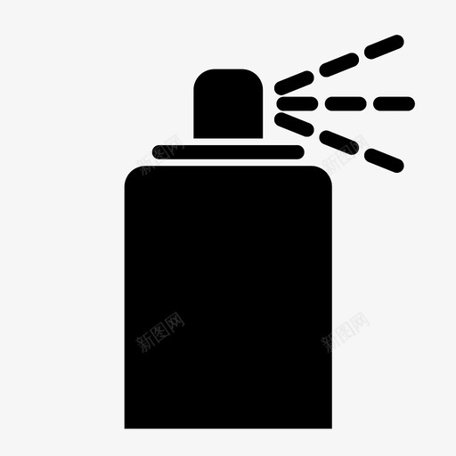 喷雾罐清洁手动图标svg_新图网 https://ixintu.com 喷雾罐 工具 手动 润滑 清洁