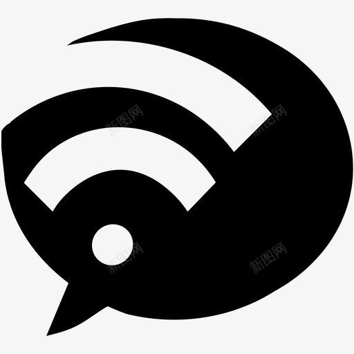 微信连接wifi-最终svg_新图网 https://ixintu.com 微信连接wifi-最终