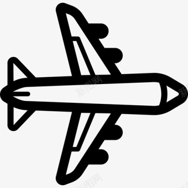 飞机飞行运输运输设备图标图标