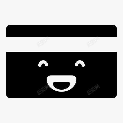 快乐信用卡借记卡表情符号图标svg_新图网 https://ixintu.com 借记卡 帮助 快乐信用卡 支付 表情符号