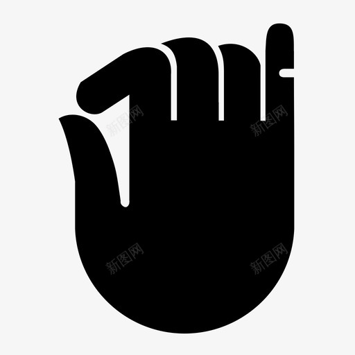 四个手指拖动应用程序多媒体图标svg_新图网 https://ixintu.com 四个手指拖动 多媒体 应用程序 用户界面 触摸手势