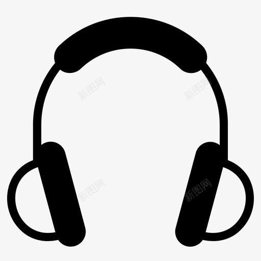 耳机dj混音图标svg_新图网 https://ixintu.com dj 混音 耳机 音乐图标包
