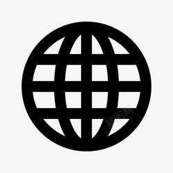 全球电网全球能源环境图标高清图片