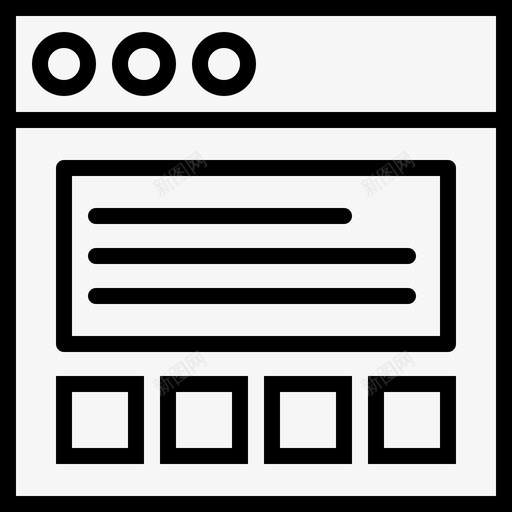 网页文章应用程序内容图标svg_新图网 https://ixintu.com 内容 应用程序 果冻概述用户界面第一卷 界面 网格 网页文章