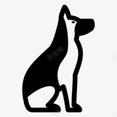狗动物杜宾图标图标