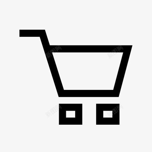 购物车购物中心图标直线svg_新图网 https://ixintu.com 图标直线 购物中心 购物车