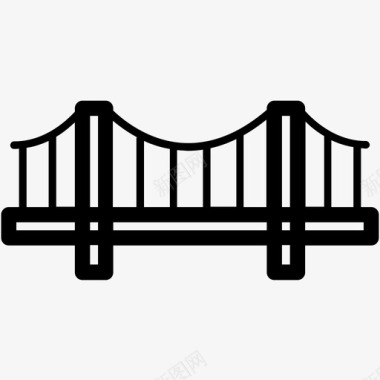 桥纪念碑图标图标