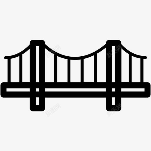 桥纪念碑图标svg_新图网 https://ixintu.com 桥 纪念碑