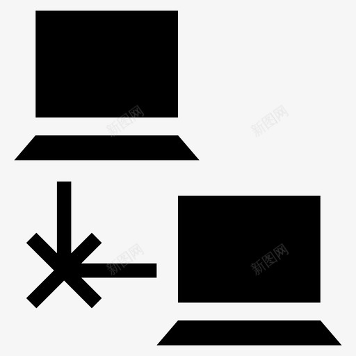 网络共享计算机网络网络错误图标svg_新图网 https://ixintu.com 社交 网络共享 网络错误 计算机网络