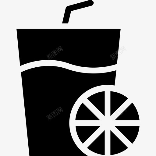 橙汁饮料果汁图标svg_新图网 https://ixintu.com 夏季饮料 果汁 橙汁 清爽饮料 饮料 饮料字形图标