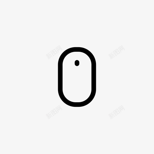 鼠标线条图标svg_新图网 https://ixintu.com 线条图标 鼠标