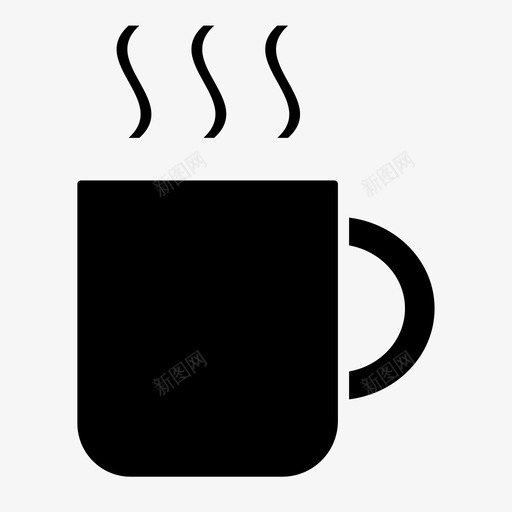 热饮热咖啡图标svg_新图网 https://ixintu.com 热咖啡 热饮