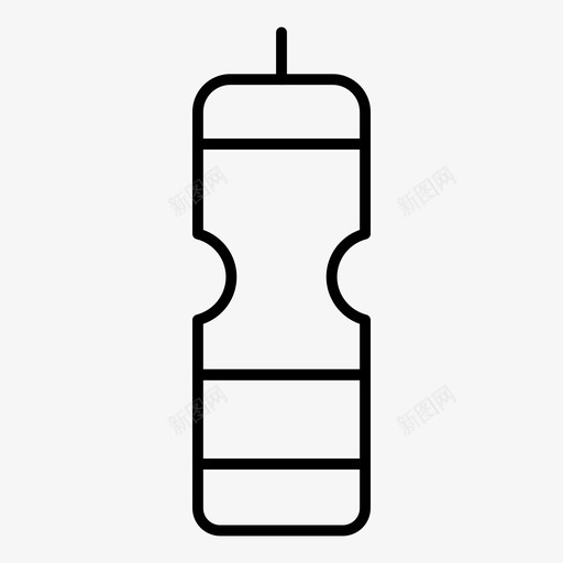瓶子玻璃杯果汁图标svg_新图网 https://ixintu.com 奶昔 果汁 水 液体 玻璃杯 瓶子 运动健身细线