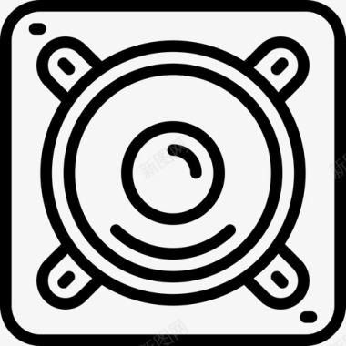 扬声器放大器音乐图标图标