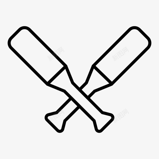 棒球棒球棒打球图标svg_新图网 https://ixintu.com 打球 棍棒 棒球 棒球棒 球员 运动 运动健身细线
