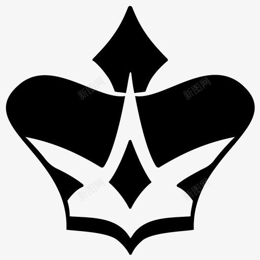 皇冠皇室形状图标svg_新图网 https://ixintu.com 形状 皇冠 皇室 象征