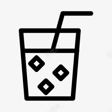 饮料鸡尾酒杯子图标图标
