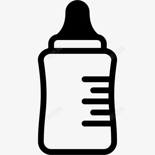 婴儿奶瓶饮料牛奶图标svg_新图网 https://ixintu.com 婴儿奶瓶 牛奶 育儿铭文 饮料