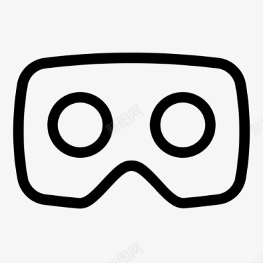 虚拟现实耳机纸板虚拟现实虚拟现实纸板图标图标