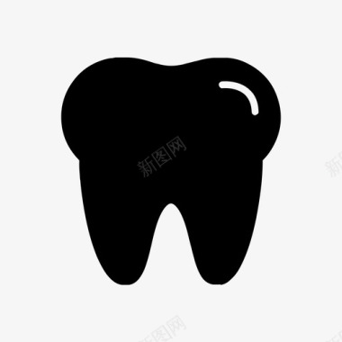 牙齿身体部位健康图标图标