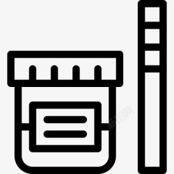 尿检矢量尿检检查健康图标高清图片