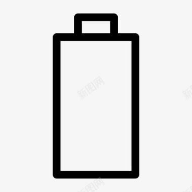 空电池电池充电电池空图标图标