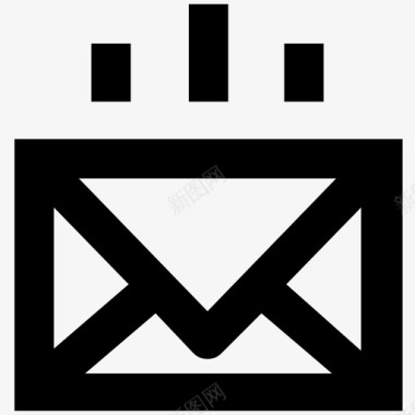 接收邮件电子邮件邮件图标图标