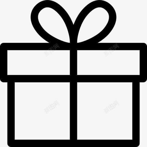 礼品奖金礼盒图标svg_新图网 https://ixintu.com 圣诞节 奖金 礼品 礼物 礼盒 经济型