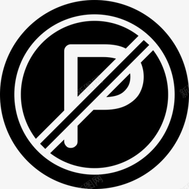 禁止停车标志禁止停车停车标志图标图标