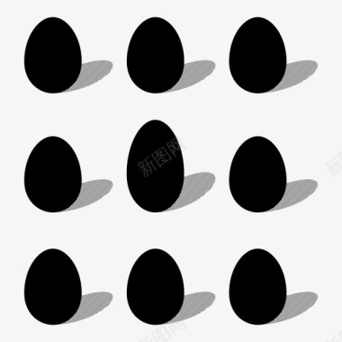 奇数出局相似鸡蛋图标图标