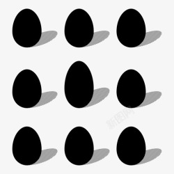 奇数奇数出局相似鸡蛋图标高清图片