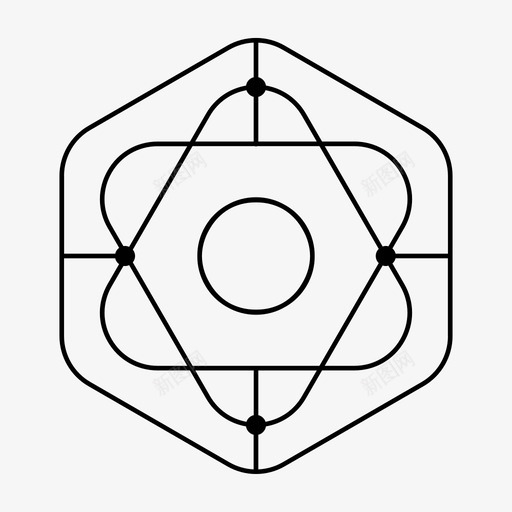神圣的几何学几何学神秘主义图标svg_新图网 https://ixintu.com 几何学 神圣的几何学 神秘主义