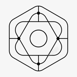 神秘主义神圣的几何学几何学神秘主义图标高清图片