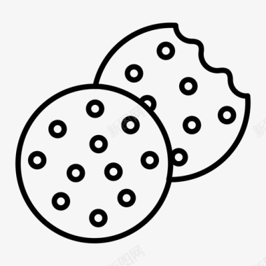 饼干面包房甜点图标图标