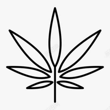 大麻药房图标图标