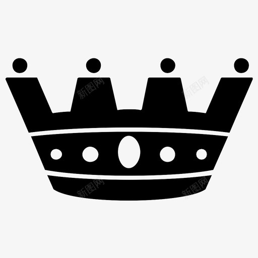 皇冠皇室形状图标svg_新图网 https://ixintu.com 形状 皇冠 皇室 象征
