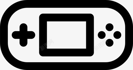 游戏机设备娱乐图标svg_新图网 https://ixintu.com 口袋 娱乐 屏幕 数字硬件 游戏机 设备