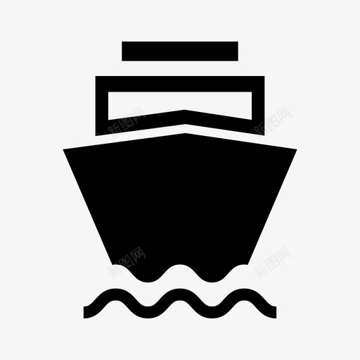 船运输工具水图标svg_新图网 https://ixintu.com 水 船 运输工具