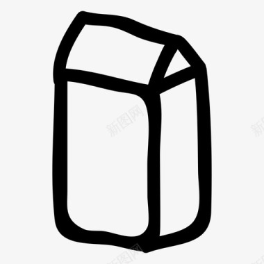 牛奶奶瓶早餐图标图标